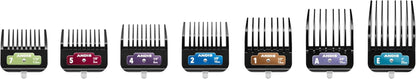 Andis 562014 Premium Clip Animal Comb Set – Built with Plastic, Includes 7 Color Coded Combs of Different Sizes, Metal Clip to Attach Comb - Fits Ultra Edge & Ceramic Edge Blades, Multicolor3