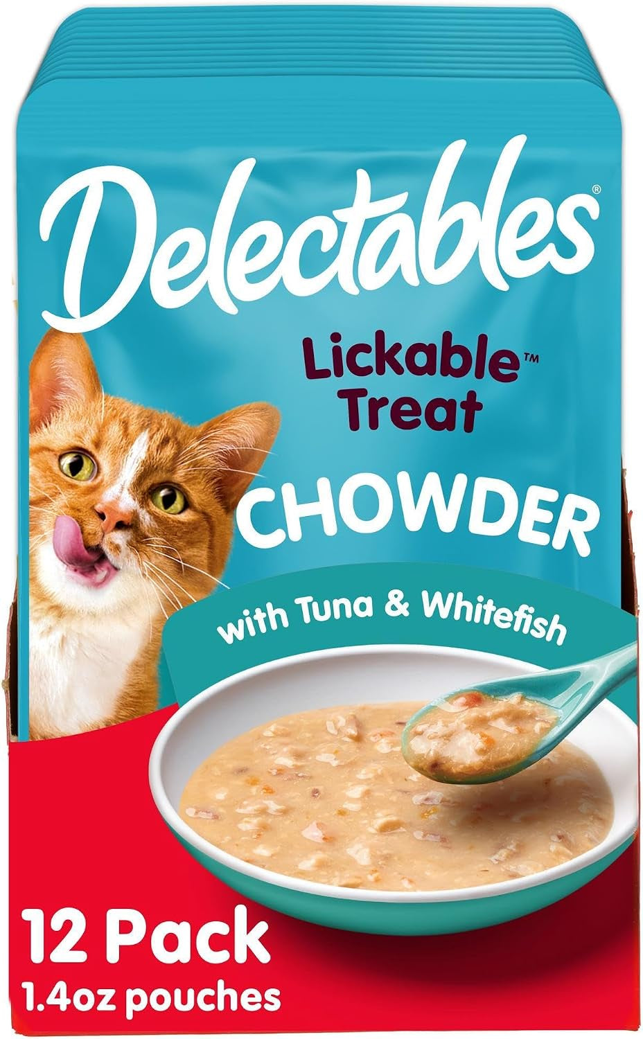 delectables-lickable-treat-chowder-wet-cat-treat-with-real-tuna-chicken-food-topper-hydrating-grain-free-no-fillers-by-products-added-preservatives-1-4oz-pouch-12ct