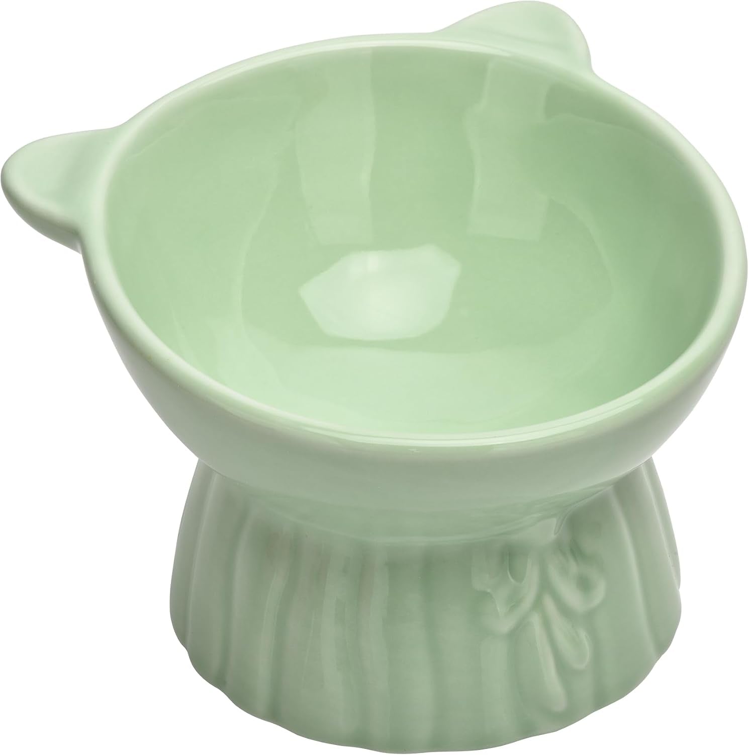 elevated-cat-food-bowl-8-oz-ceramic-raised-and-tilted-water-bowl-anti-vomiting-and-protect-pets-spines-dishes-for-fat-faced-cat-indoor-cats-kitten-small-dog-white