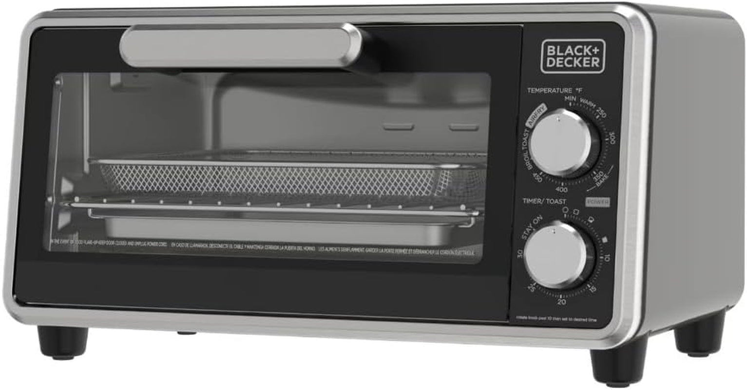 decker-crisp-n-bake-pro-4-slice-air-fryer-toaster-oven-combo-compact-countertop-air-fryer-toaster-oven-for-snacks-small-meals-reheat-fits-9-inch-pizza-kitchen-appliances
