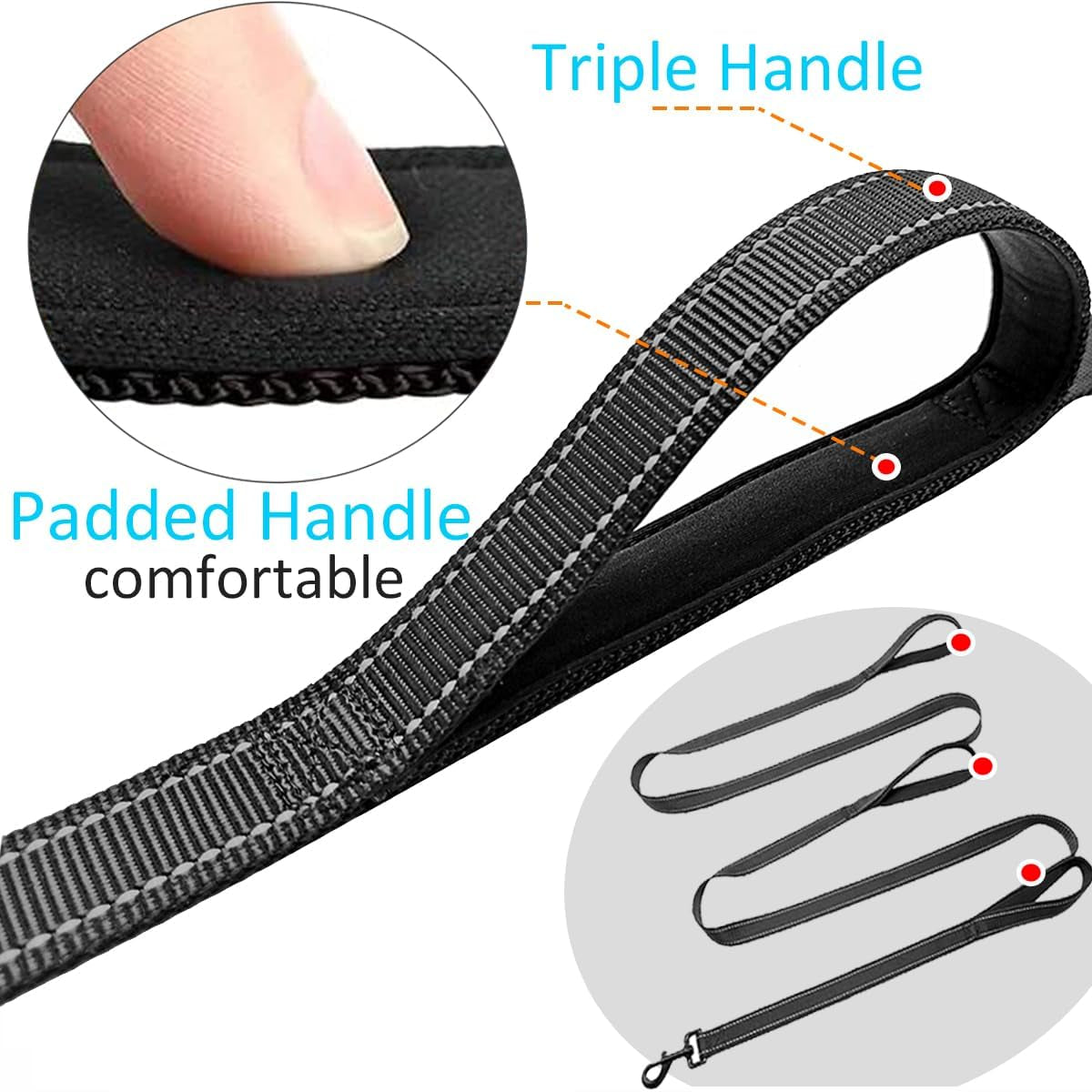 3-handle-dog-leash-10ft-triple-handle-reflective-large-medium-dog-multi-handles-heavy-duty-training-lead-with-padded-traffic-handles-for-control-and-safety