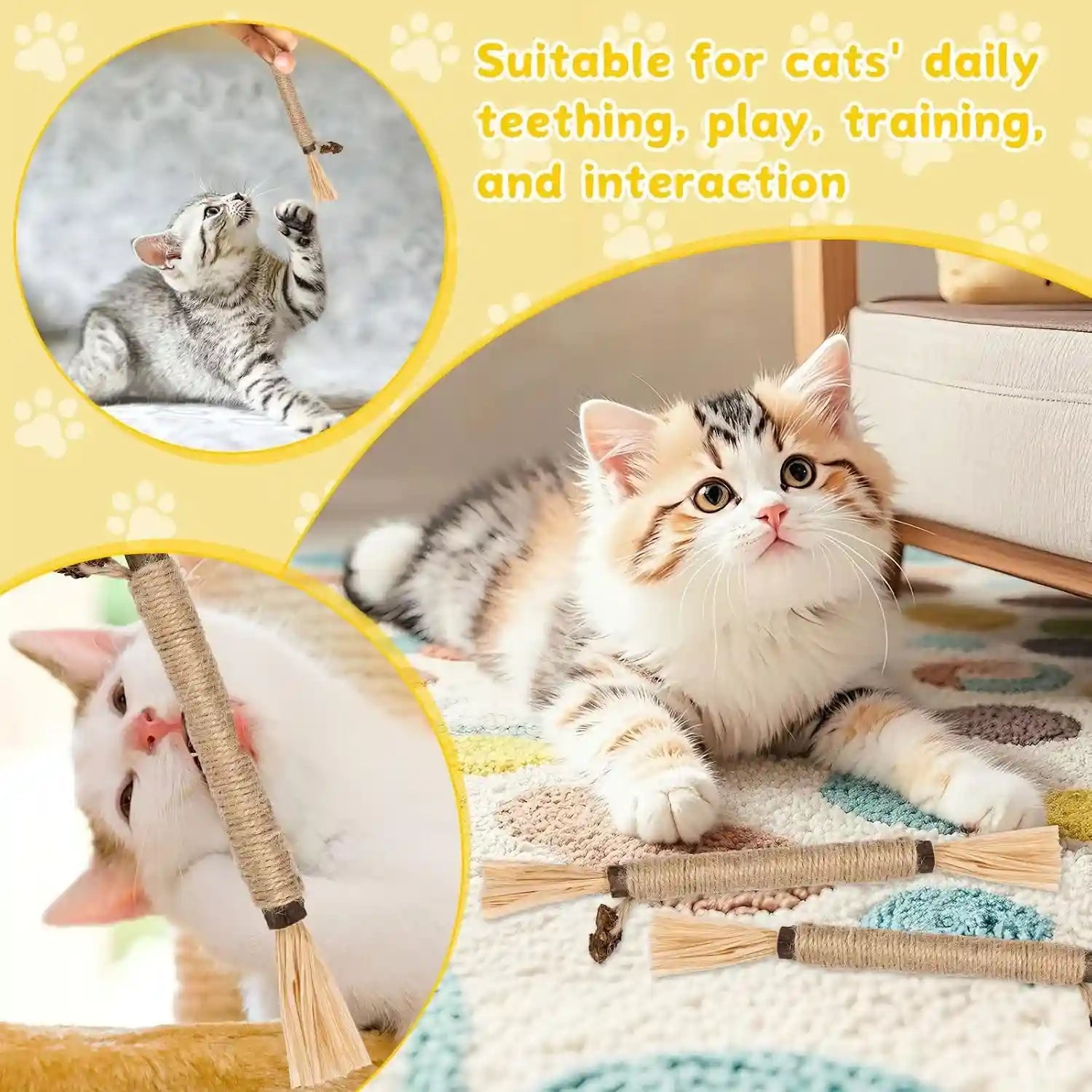 9-pack-silvervine-sticks-for-cats-natural-cat-chew-stick-toys-set-matatabi-dental-care-cat-treat-for-indoor-cats-kittens-dental-care-teeth-cleaning-play