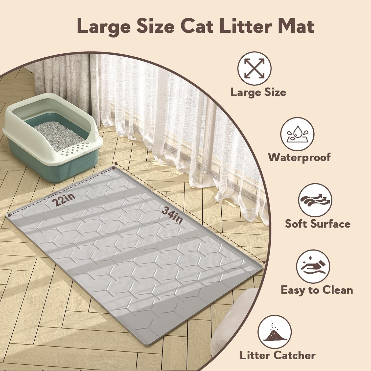 garoopion-silicone-cat-litter-mat-34-22-inch-easy-to-clean-gray-waterproof-silicone-mat-with-raised-edges-catch-litter-protect-floor-from-urine-multi-use-for-dog-sink-kitchen-boots