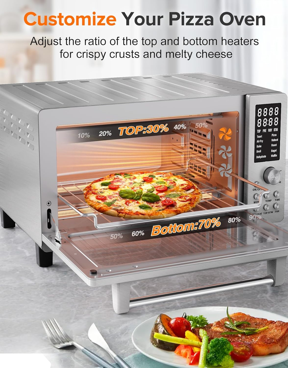 bravo-pro-smart-air-fryer-toaster-oven-countertop-combo-10-in-1-cooking-functions-1800w-50-450-f-21-qt-pfas-free-upgraded-super-convection