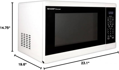1.4 Cu. Ft. White Countertop Microwave Oven (SMC1461HW)6