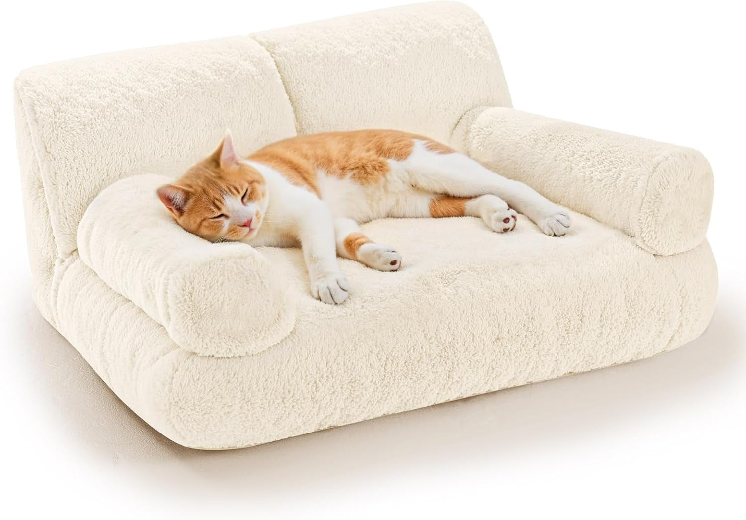 gimars-upgrade-large-cat-bed-for-indoor-cats-added-10-more-stuff-sponge-orthopedic-pet-couch-beds-with-bolstered-edges-fluffy-washable-removable-cover-anti-slip-base-grey-10-more-stuff-sponge-orthopedic-pet-couch-with-bolstered-edges-fluffy-washable-removable-cover-anti-slip-base