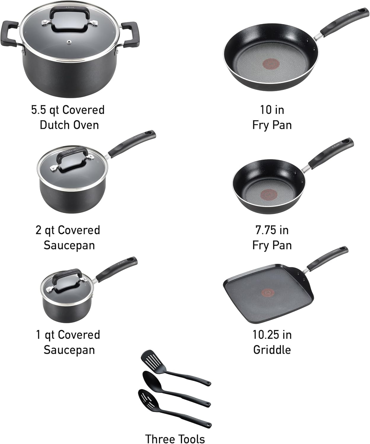 signature-nonstick-pots-and-pans-set-12-piece-oven-broiler-safe-350f-kitchen-cookware-set-w-fry-pans-saucepans-saute-pan-dutch-oven-griddle-kitchen-home-dishwasher-safe-black