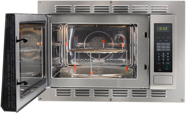 1.1 Cu. Ft. RV Convection Microwave Stainless Steel | 120V, 900W, Touchpad Controls, LED Digital Display, Child Safety Lock, Weight and Time Defrost8