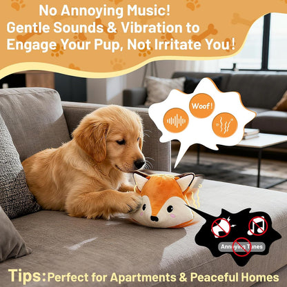 Interactive Fox Puppy Toy for Boredom Relief - Automatic Self-Moving, Bouncing & Vibrating with Sound for Entertainment & Play | Rechargeable & Chew-Resistant for All Breed Sizes7