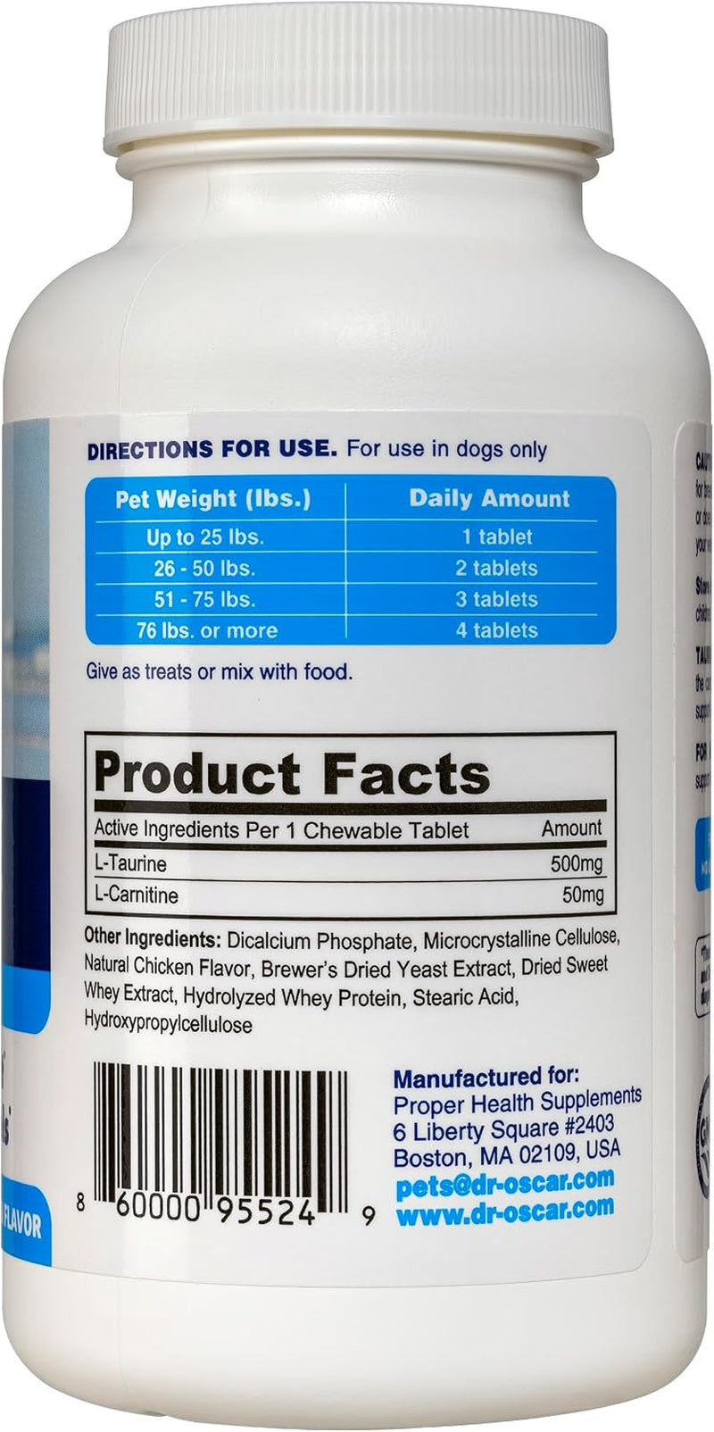 taurine-supplement-for-dogs-meets-rda-of-500-mg-per-25lbs-weight-unlike-most-alternatives-120ct-helps-maintain-dog-heart-health-normal-function-of-the-cardiac-muscle-normal-blood-flow