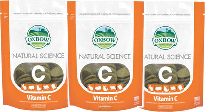 Oxbow Natural Science Small Animal Vitamin C Supplement - 60 Count - 3 Pack3