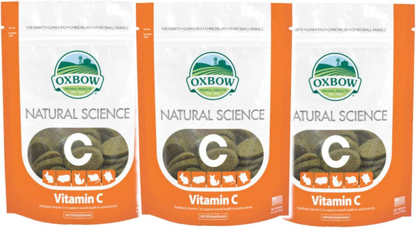 Oxbow Natural Science Small Animal Vitamin C Supplement - 60 Count - 3 Pack3