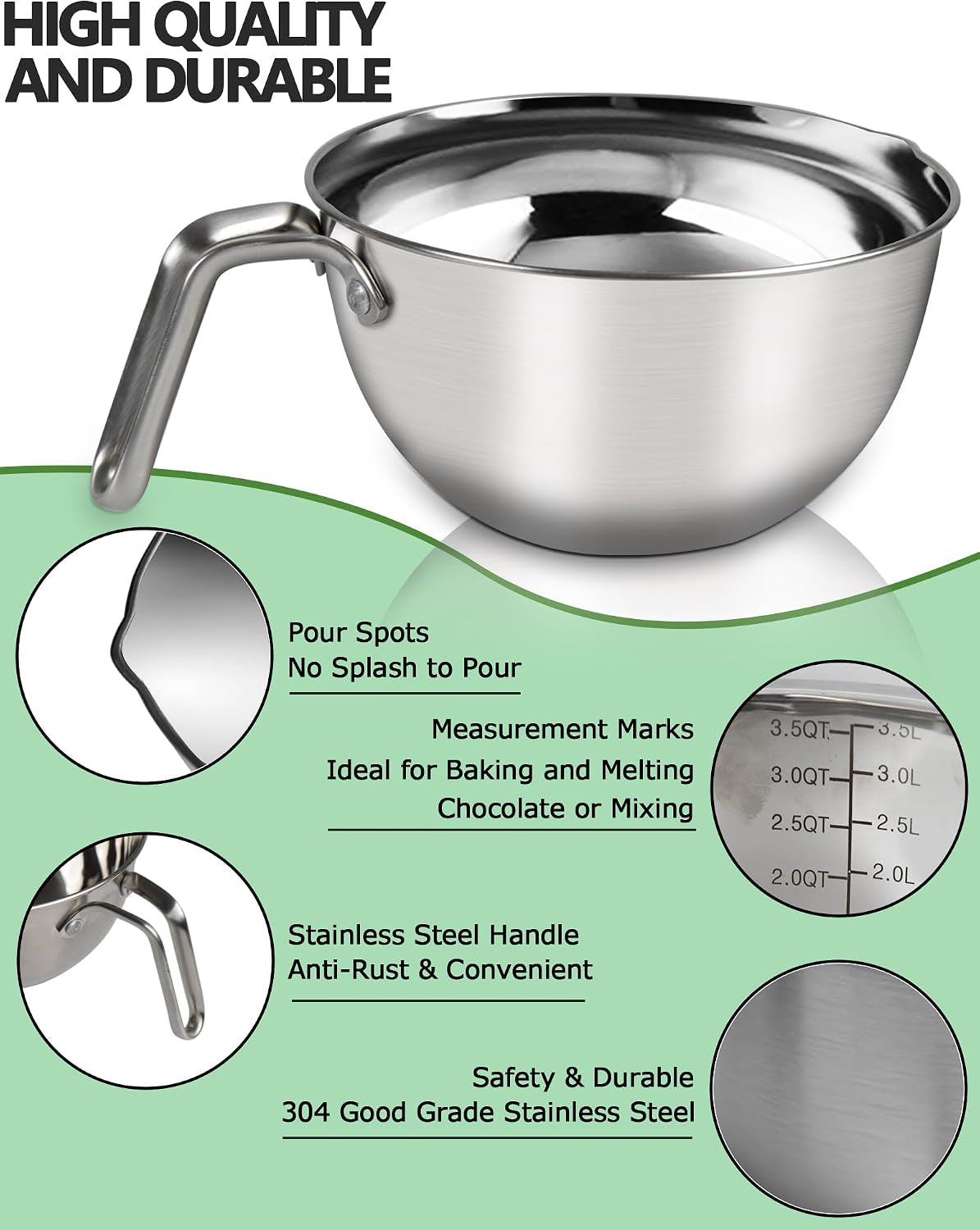 3-1qt-double-boiler-chocolate-melting-pot-with-4-5qt-stainless-steel-pot-304-food-grade-steel-rust-proof-melt-chocolate-butter-candy-wax-soap-stovetop-safe-dishwasher-safe