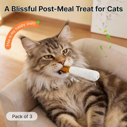 Potaroma 3-Pack Catnip Cat Toys, 15,000Mg A+ Pure Kitten Kickers | Funny Plush Sticks for Indoor Cats to Chew, Hug, Wrestle and Bat; Cute for Kittens and Bored Adult Cats.6