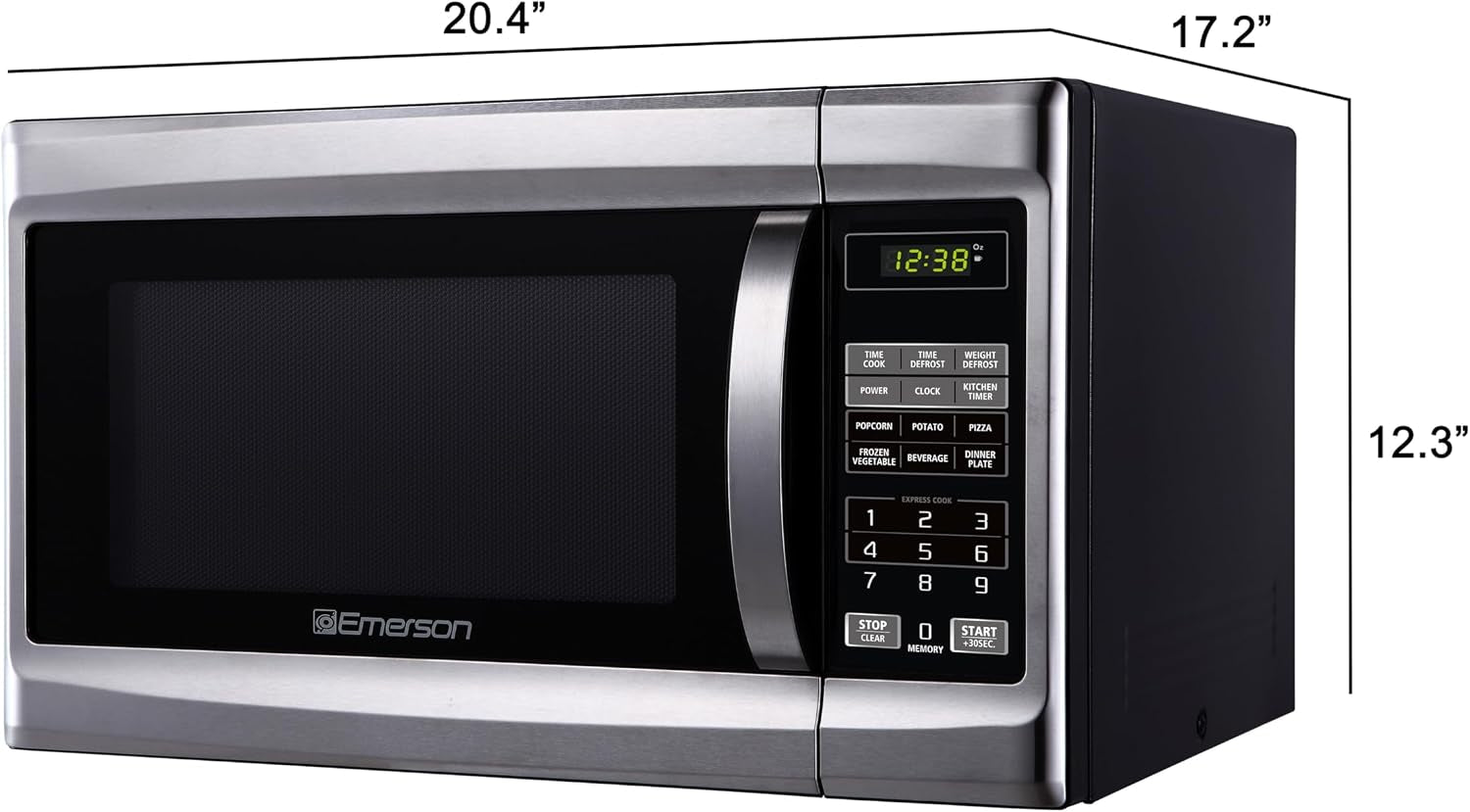 mw1338sb-countertop-microwave-oven-6-pre-programmed-settings-removable-glass-turntable-child-safety-lock-1-3-cu-ft-1000w-stainless-steel
