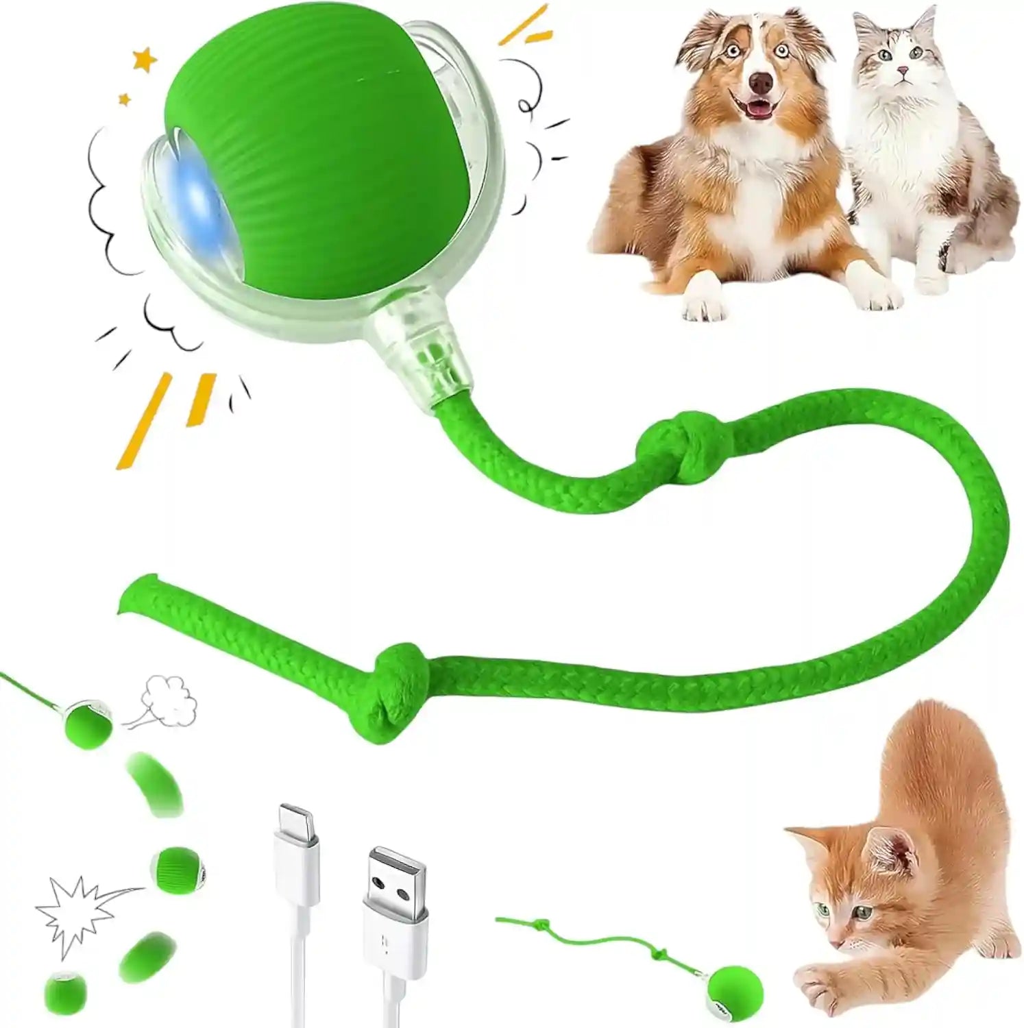 purrmitive-2026-durable-interactive-cat-toys-for-indoor-cats-dog-toys-ball-rolling-pet-ball-smart-automatic-cat-chase-balls-toy-interactive-dog-toys-speedy-tail-kitten-cat-toys-interactive-red