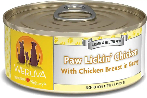 Weruva Classic Dog Food, Variety Pack, Baron'S Batch, Wet Dog Food, 14Oz Cans (Pack of 12)33