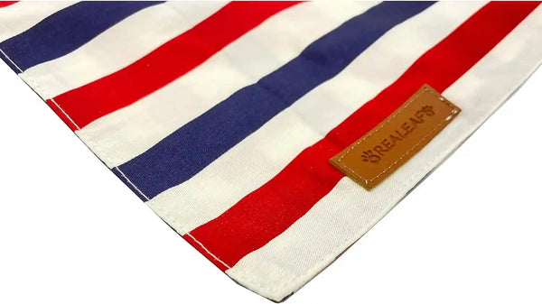 Realeaf 4Th of July Dog Bandanas 2 Pack, Reversible American Flag Pet Scarf for Boy and Girl, Premium Durable Fabric, Patriotic Bandana for Large and Extra Large Dogs (X-Large)4