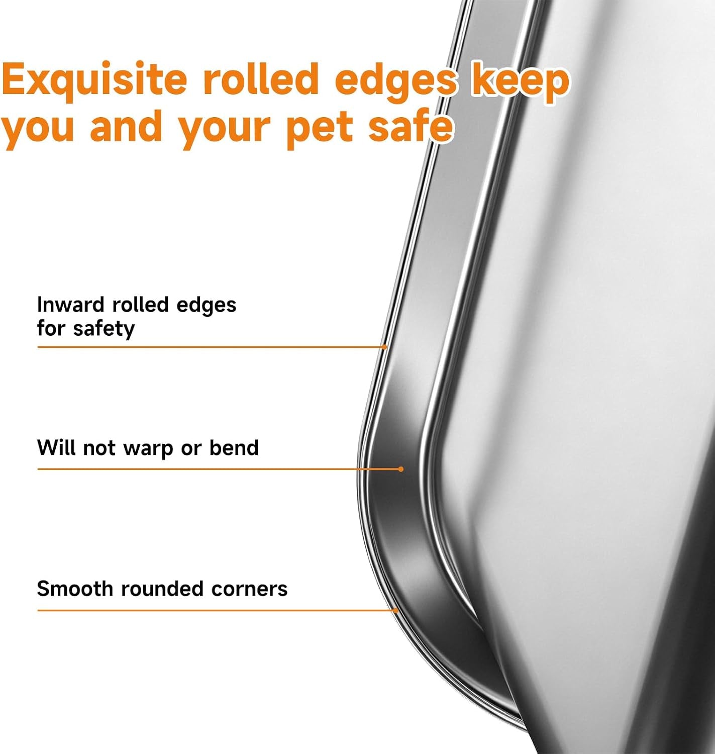 stainless-steel-litter-box-metal-litterpan-for-small-cats-odor-free-metal-litter-pan-tray-toilet-easy-clean-extra-large-leakproof-scoop-open-top-rust-proof-indoor-cats-kittens-low-entry-grey