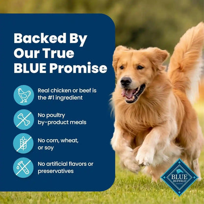 Blue Buffalo Homestyle Recipe Wet Dog Food Paté Variety Pack, Chicken Dinner & Beef Dinner with Garden Vegetables, Made with Natural Ingredients, 12.5-Oz. Can (6 Count, 3 of Each)6