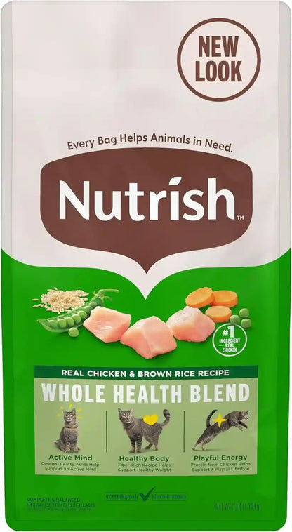 Nutrish Dry Cat Food, Chicken & Brown Rice Recipe, 14 Lb. Bag (Rachael Ray) | Vitamin E and Antioxidants Help Support a Healthy Immune System, Provides Complete & Balanced Nutrition13