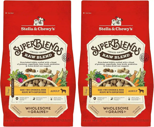 Stella & Chewy'S Superblends Raw Blend Wholesome Grains Grass-Fed Beef, Beef Liver & Lamb Recipe with Superfoods, 3.25 Lb. Bag14