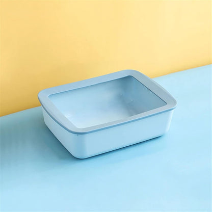 Dog Potty Training Toilet ﻿ Cat Litter Tray Semi-Enclosed Box Splashproof Large Kitten Poop Open Sand Table Toilet Kitty Supplies Are Available in Four Colors(A)9