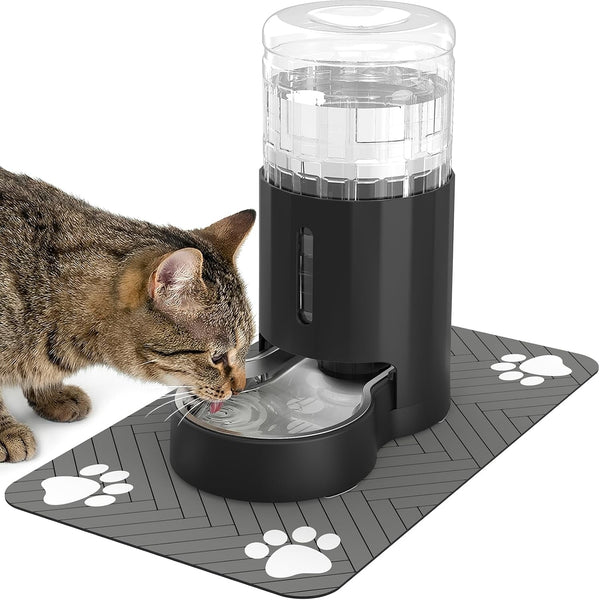 JUNSPOW Cat Water Dispenser and Stainless Steel Bowl | Automatic Gravity Water Dispenser for Cats or Small Medium Size Dogs, Large Capacity, Easy to Clean and Safe for Pets13