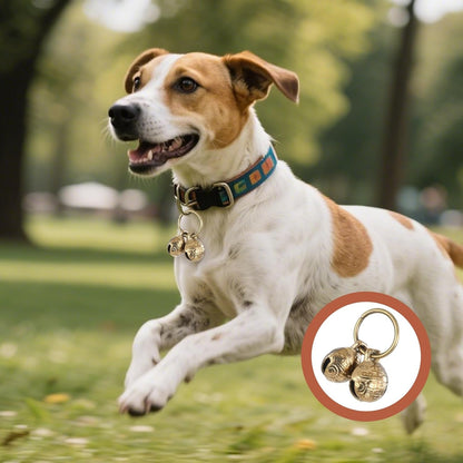 Styquenzer Copper Bell for Dog Collar, 4 PCS Brass Dog Bells Extra Loud Collar Bell for Pet Tracking anti Lost Training Pets Pendant Accessories anti Theft Bells for Little Dogs & Cats7