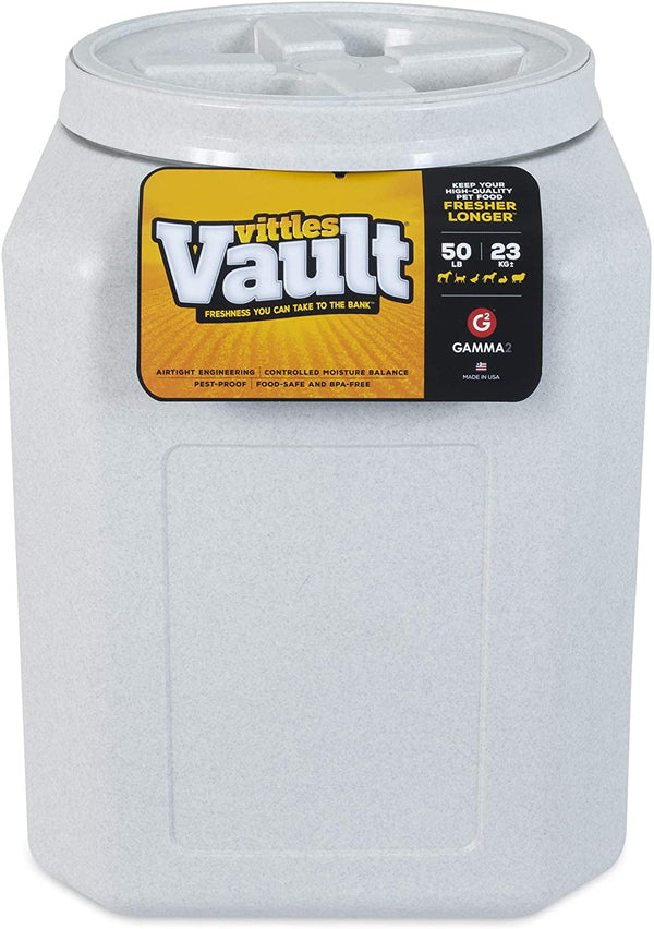 Gamma2 Vittles Vault Pet Food Storage Containers - Sealed Dog and Cat Food Storage Container, Fits up to 25Lbs, Made in the USA - [12"L X 13.75"H] | Made in USA, 12 Inch Long by 13.75 Inch Tall, Airtight Lid Keeps Kibble Fresh and Pests Out, a Durable Pantry Bin Design10