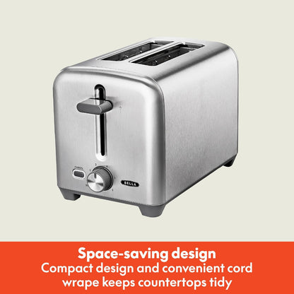 2 Slice Toaster, Extra Wide Slots, Stainless Steel2