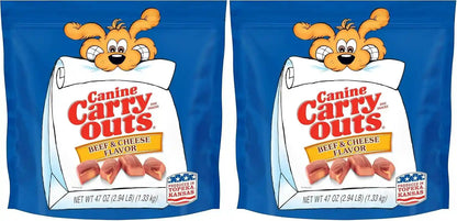 Canine Carry Outs Beef Flavor Dog Treats, 47 Ounce Bag25