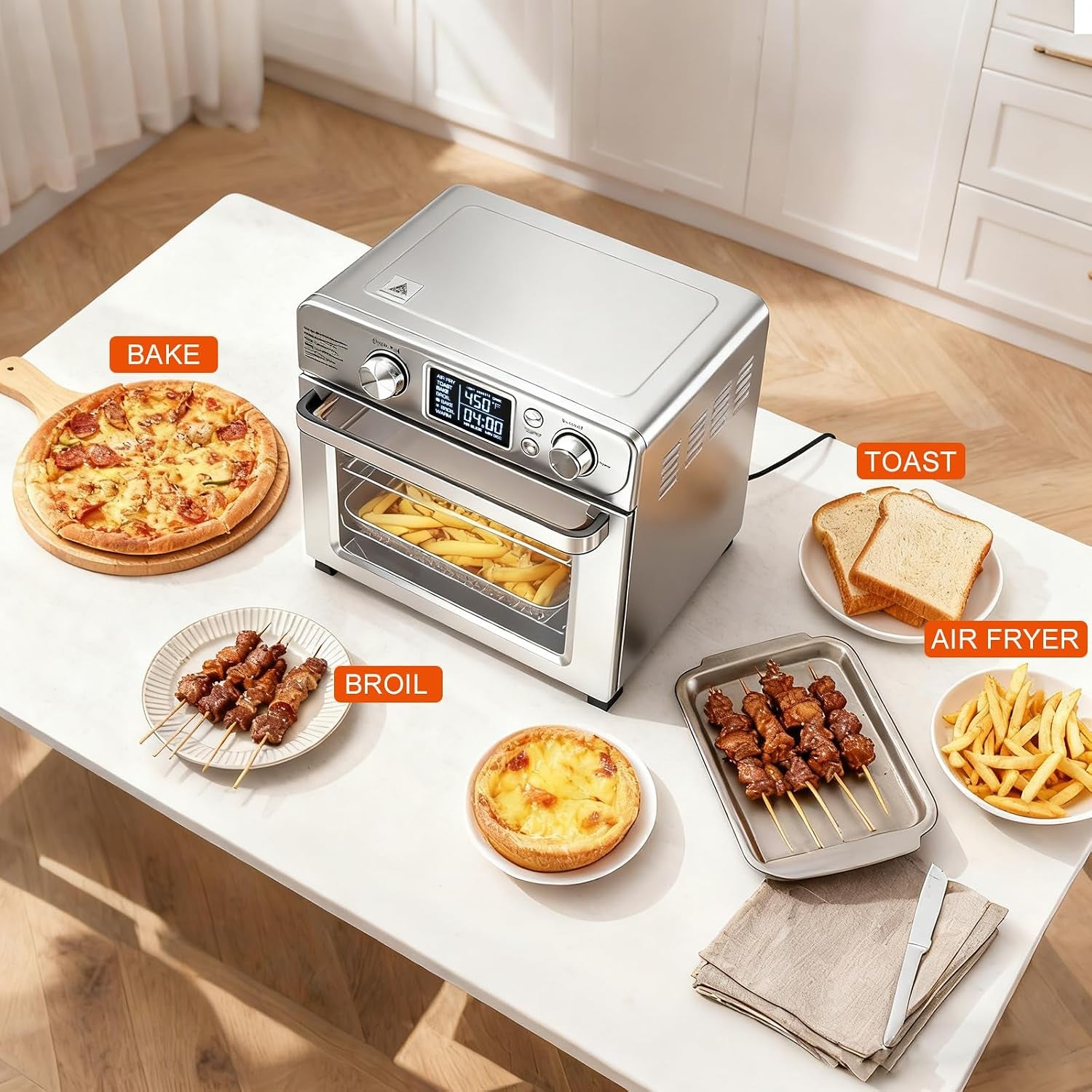 air-fryer-toaster-oven-combo-23qt-toaster-ovens-countertop-180-450-f-adjustable-temp-60-min-auto-off-timer-4-in-1-air-fry-toast-broil-bake-stainless-steel-accessories-included