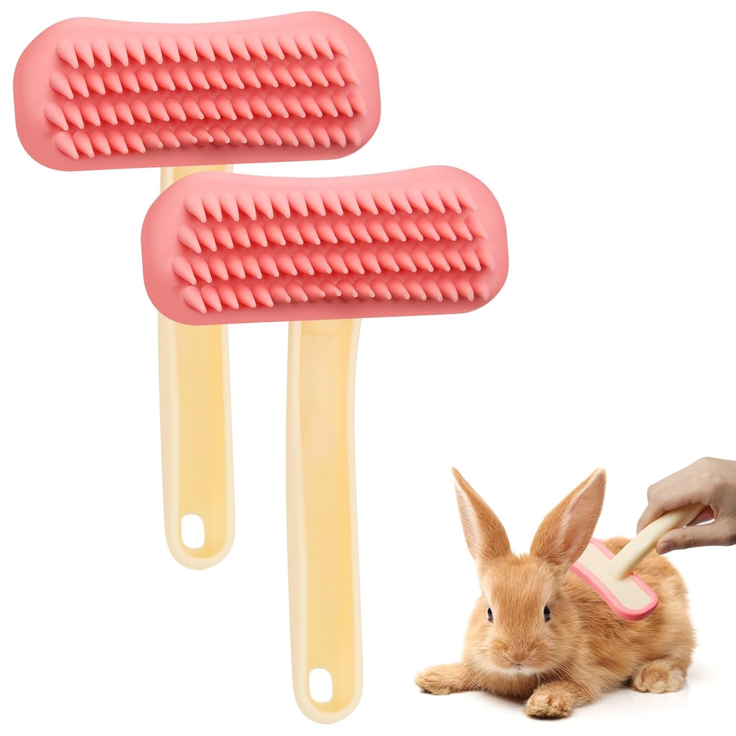 rabbit-brush-soft-silicone-small-animal-massage-comb-practical-bunny-brush-for-grooming-bunny-grooming-kit-supplies-suitable-for-cats-puppies-other-pets
