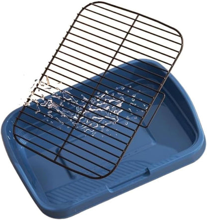 Mesh Dog Potty Tray Removable Stable Structure - Indoor/Outdoor Dog Training Toilet Litter Box for Small & Medium Dogs(Grey)7