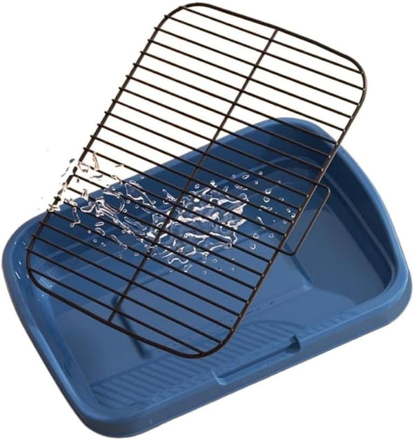 Mesh Dog Potty Tray Removable Stable Structure - Indoor/Outdoor Dog Training Toilet Litter Box for Small & Medium Dogs(Grey)7