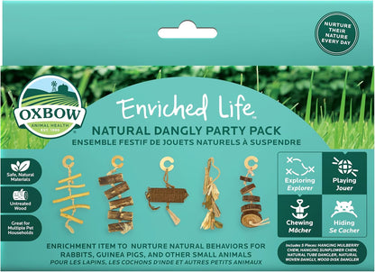 Oxbow Birthday Party Pack, Rabbit & Guinea Pig Toys, Bunny Enrichment Toys | Rabbit Chew Toys, Guinea Pig Enrichment, Guinea Pig Chew Toys, Rabbit Enrichment, Natural Materials, Small Pet Accessories10