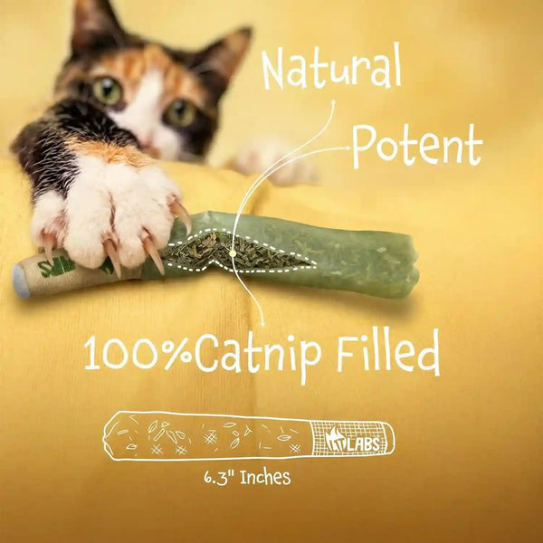 LIT LABS Cat Doobie 3 Pack Catnip Toys for Cats, Funny Cat Toys, Safe Kitten Teething Chew and Kicker Toys, Stress-Relieving Indoor Cat Gifts That Hit Different2