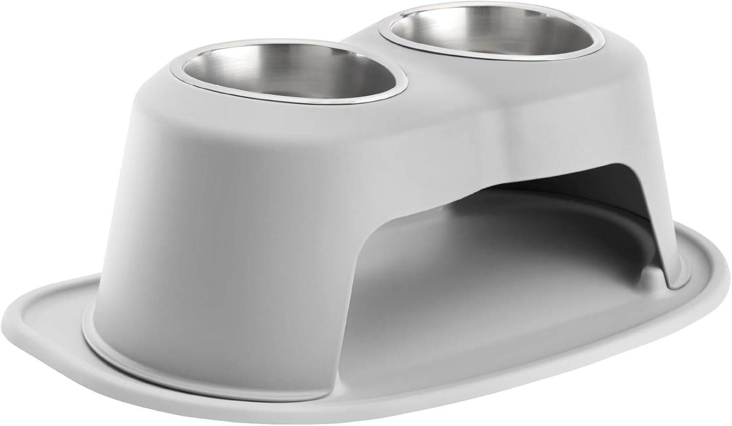 weathertech-double-high-pet-feeding-system-elevated-dog-cat-bowls-8-inch-high-dark-grey-dhc3208dgdg