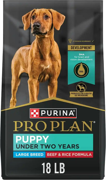 Purina Pro Plan Large Breed Dry Puppy Food, Chicken and Rice Formula - 34 Lb. Bag13