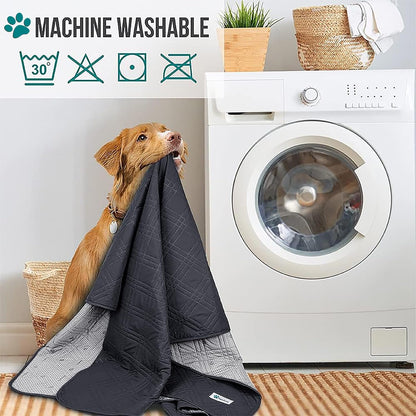 Petami Waterproof Couch Cover for Dogs, Non-Slip Leakproof Sofa Furniture Protector for Pet Cat, Machine Washable Bed Blanket for Car Seat, 102X82 Gray8