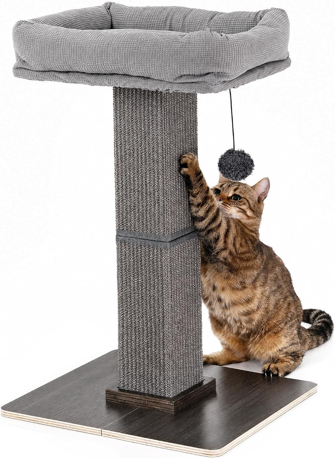 fukumaru-retro-style-cat-scratching-post-with-perch-for-indoor-adult-cats-28-7-elevated-tall-cat-bed-solid-wood-large-cat-scratcher-tower-with-bed-aesthetic-cat-tree-furniture-with-natural-sisal