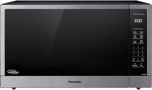 Panasonic NN-SN98JS Microwave Oven Stainless Steel Countertop/Built-In with Inverter Technology and Genius Sensor, 2.2 Cubic Foot, Stainless Steel1