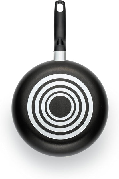 Classic Nonstick Fry Pan Set 3 Piece: 8, 9.5, & 12 Inch, Oven Broiler Safe 350F, Kitchen Cookware Set, Pots and Pans Set Non Stick, Frying Pans, Skillets, Dishwasher Safe, Black5