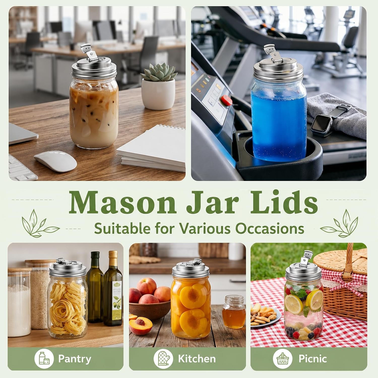 2-pack-reusable-mason-jar-drinking-coffee-lids-wide-mouth-sus-304-stainless-steel-mason-jar-lids-pour-spout-metal-leak-proof-flip-caps-iced-smoothies-cold-brew-dishwasher