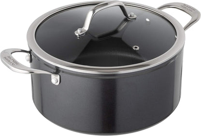 Easy Pro Non-Stick Dutch Oven with Glass Lid, 5 Litre/24 Cm1