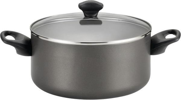 Nonstick Aluminum Pots and Pans Set, 15-Piece | Dishwasher Safe Nonstick Cookware Set with Lids for Everyday Cooking and Easy Cleanup, in Pewter12
