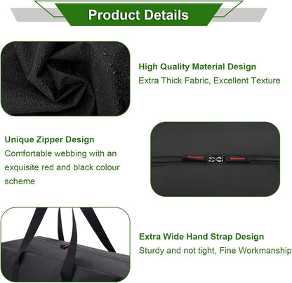 Extra Thick 24" Storage Bag Grill Tool Organizer Pro, BBQ Tool Heavy Duty Storage Bag, Double Layer 600D Oxford Cloth Waterproof (2X Thickness), Camping, Tailgating, BBQ Party Gift4