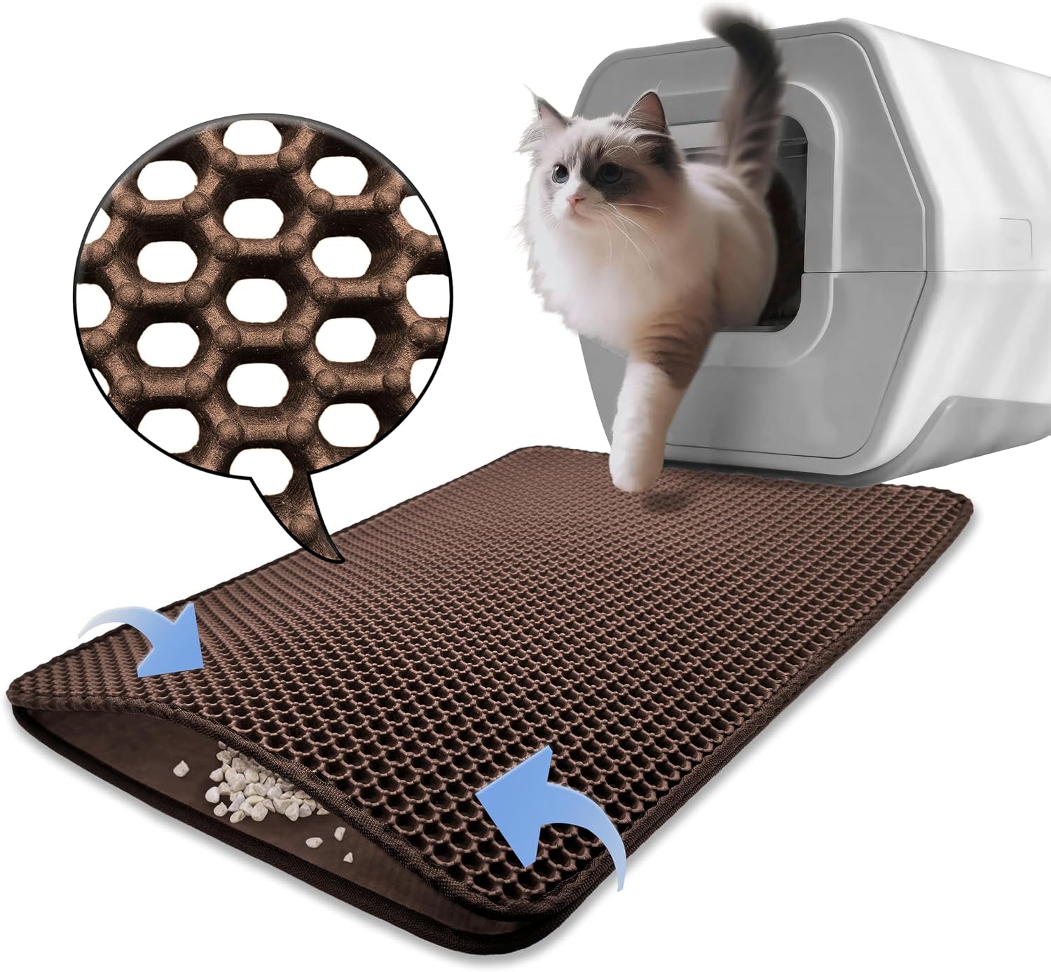 httmt-20x15-7-inch-pet-supplies-cats-litter-housebreaking-40x50-brown-cat-litter-mat-double-layer-pad-trapper-folding-pad-eva-foam-rubber