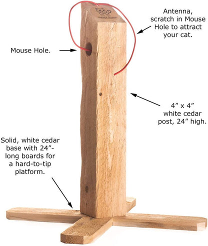 Cat Scratching Post-24 Cedar Post2